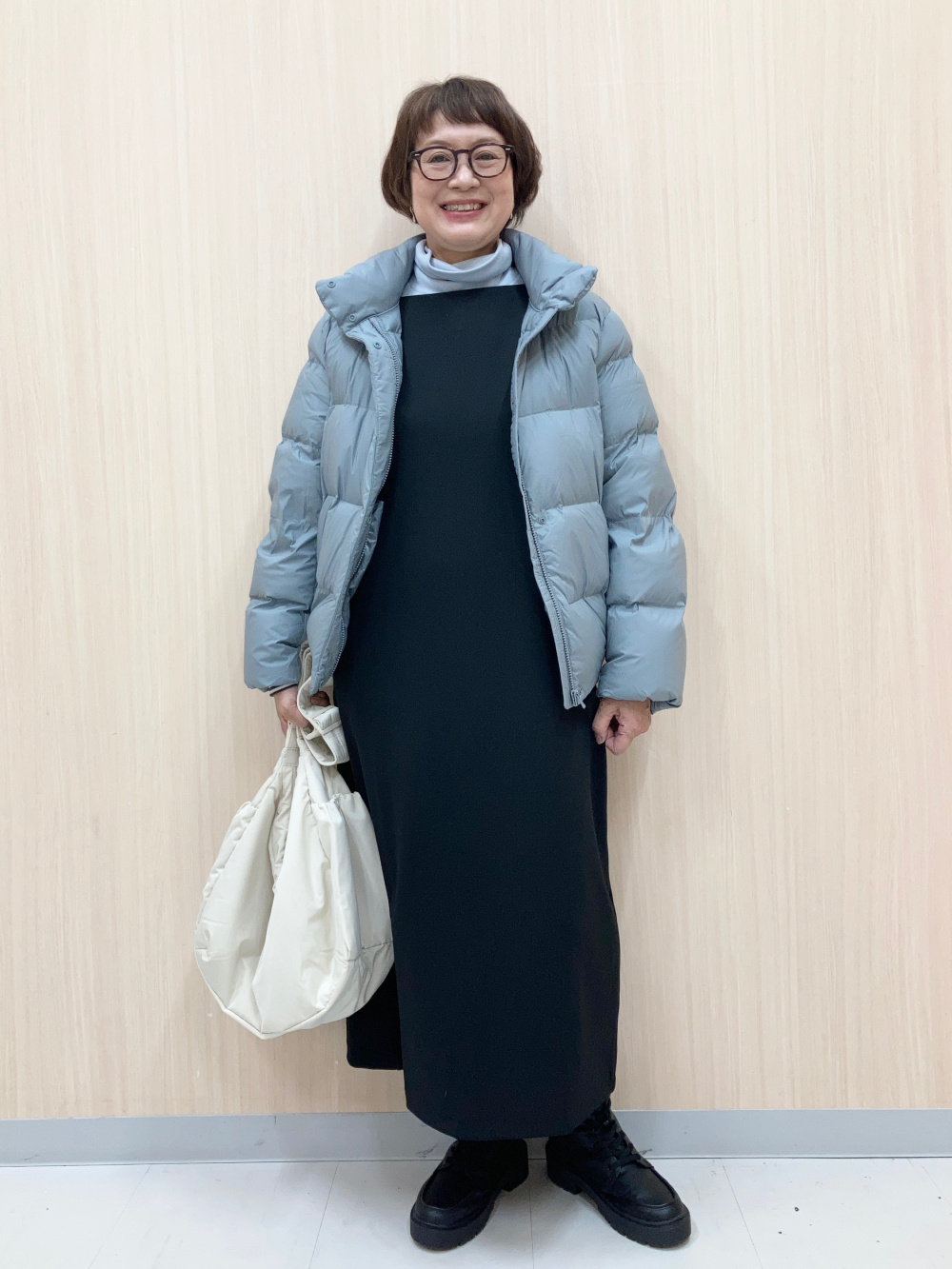 G*C様 【完売品】ユニクロ　パウダーソフトダウンジャケット　BLUE L UNIQLO - ユニクロ⭐️パウダーソフトダウンジャケットの通販 by ちな
