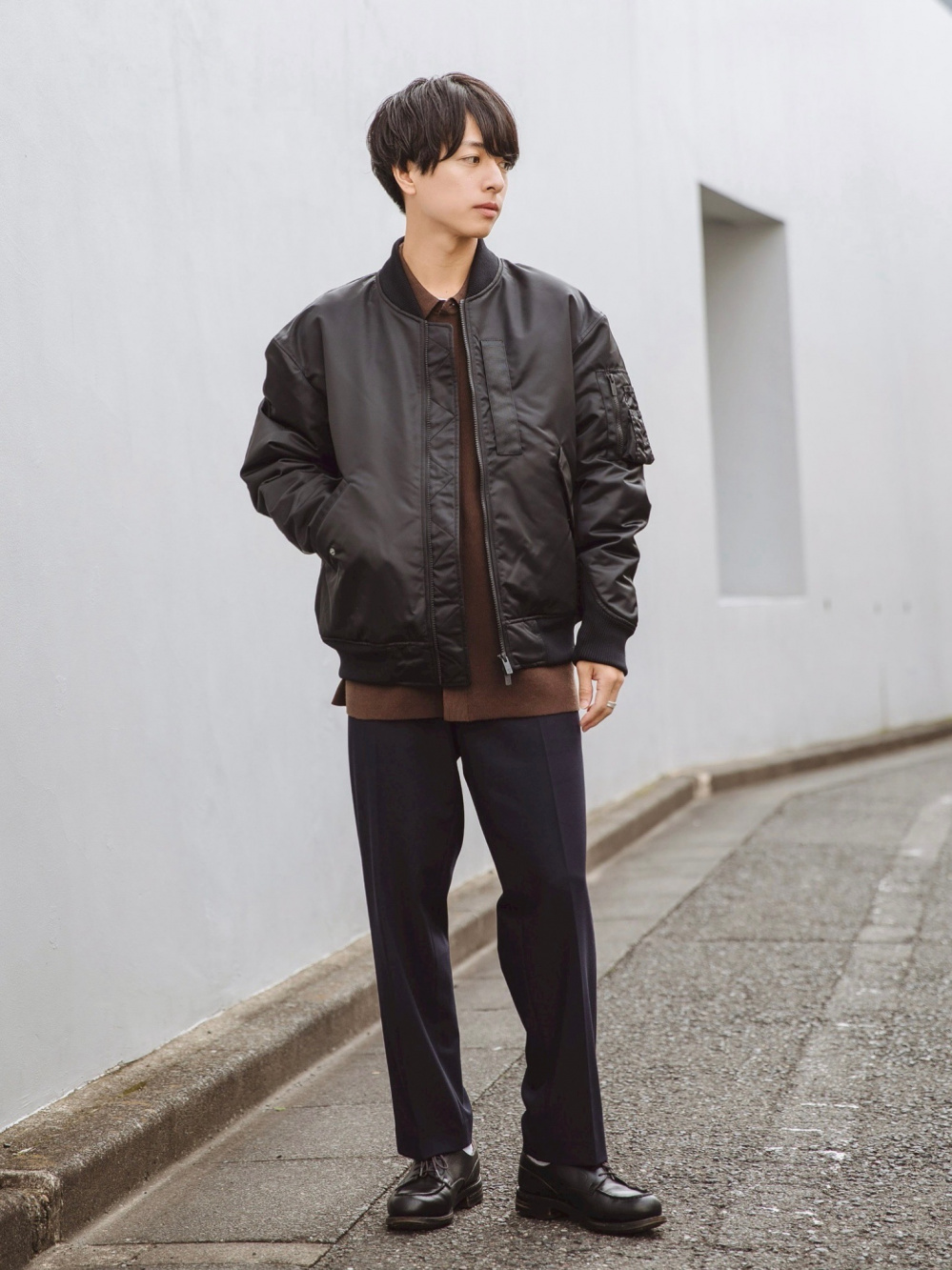 ハイブリッドダウンオーバーサイズMA－1、スマートアンクルパンツ」の