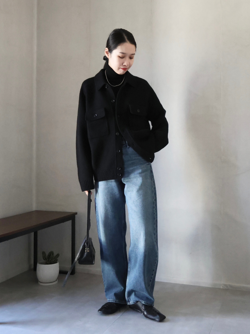 ラムニットジャケット」の着用コーディネート| ユニクロ公式