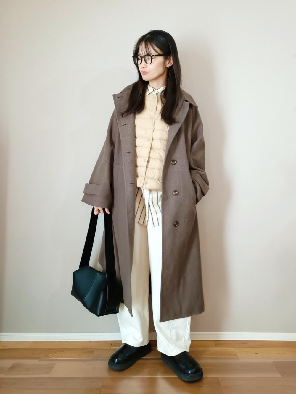 UNIQLO C　ツイードオーバーサイズジャケット,ツイードタックワイドパンツ ツイードオーバーサイズジャケット、ツイードタックワイドパンツ」の