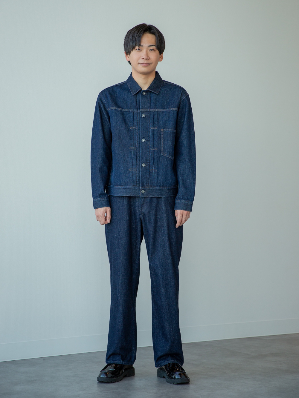 ユニクロ ブラッシュドジャージージャケット ネイビー L 478250 UNIQLO秋の新作レビュー✨ ◼︎ブラッシュドジャージージャケット