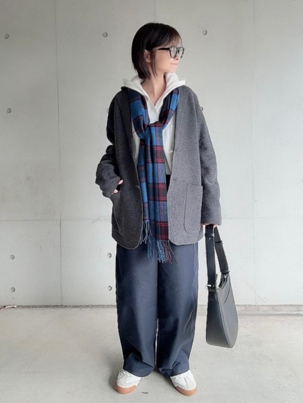 ユニクロ UNIQLO : C リラックスフーデッドセーター ネイビー ユニクロ公式 | リラックスフーデッドセーター(レディース)