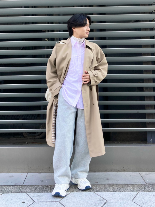 UNIQLOトレンチコートリラックスフィット ベージュ ユニクロ公式 | トレンチコート/リラックスフィット(レディース)