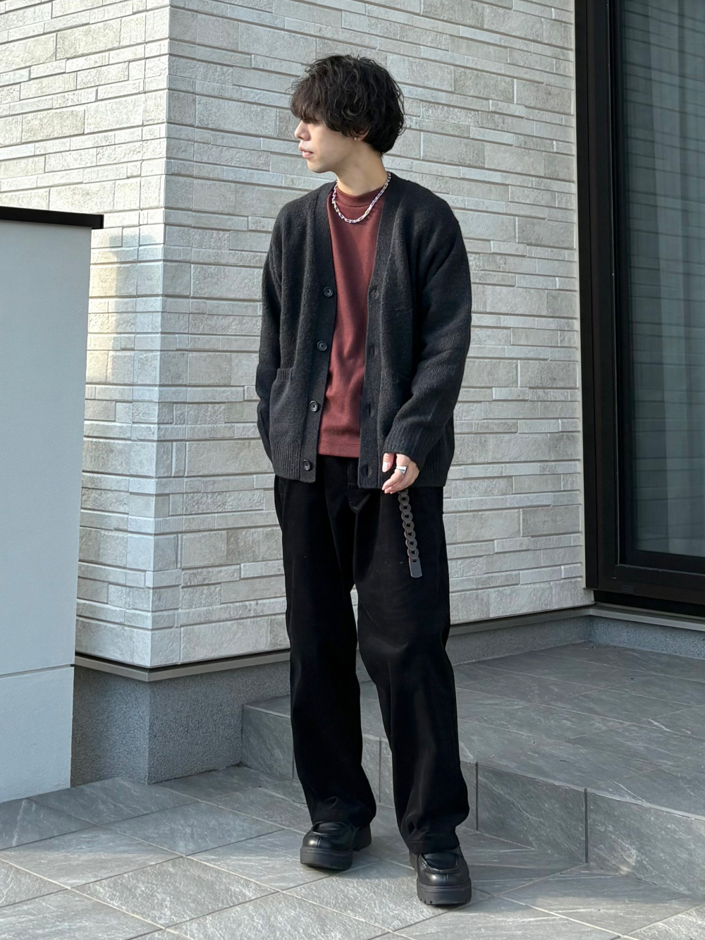 クルーネックTシャツ/長袖、ダブルフェイスフルジップジャケット」の