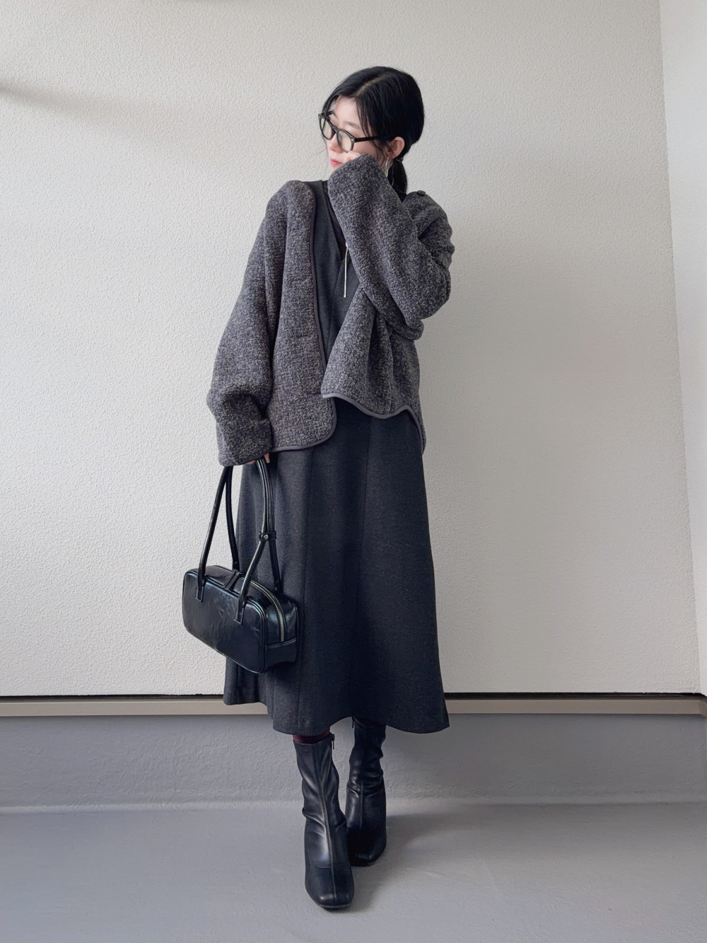 極暖ヒートテックカシミヤブレンドタートルネックT、ヒートテック