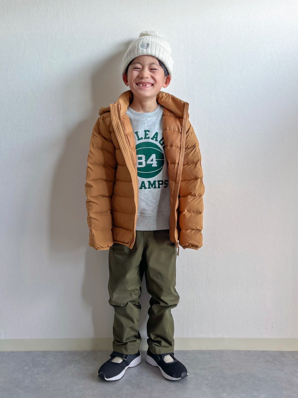 GIRLS エアリズムコットンクロップドTシャツ、GIRLS エアリズム