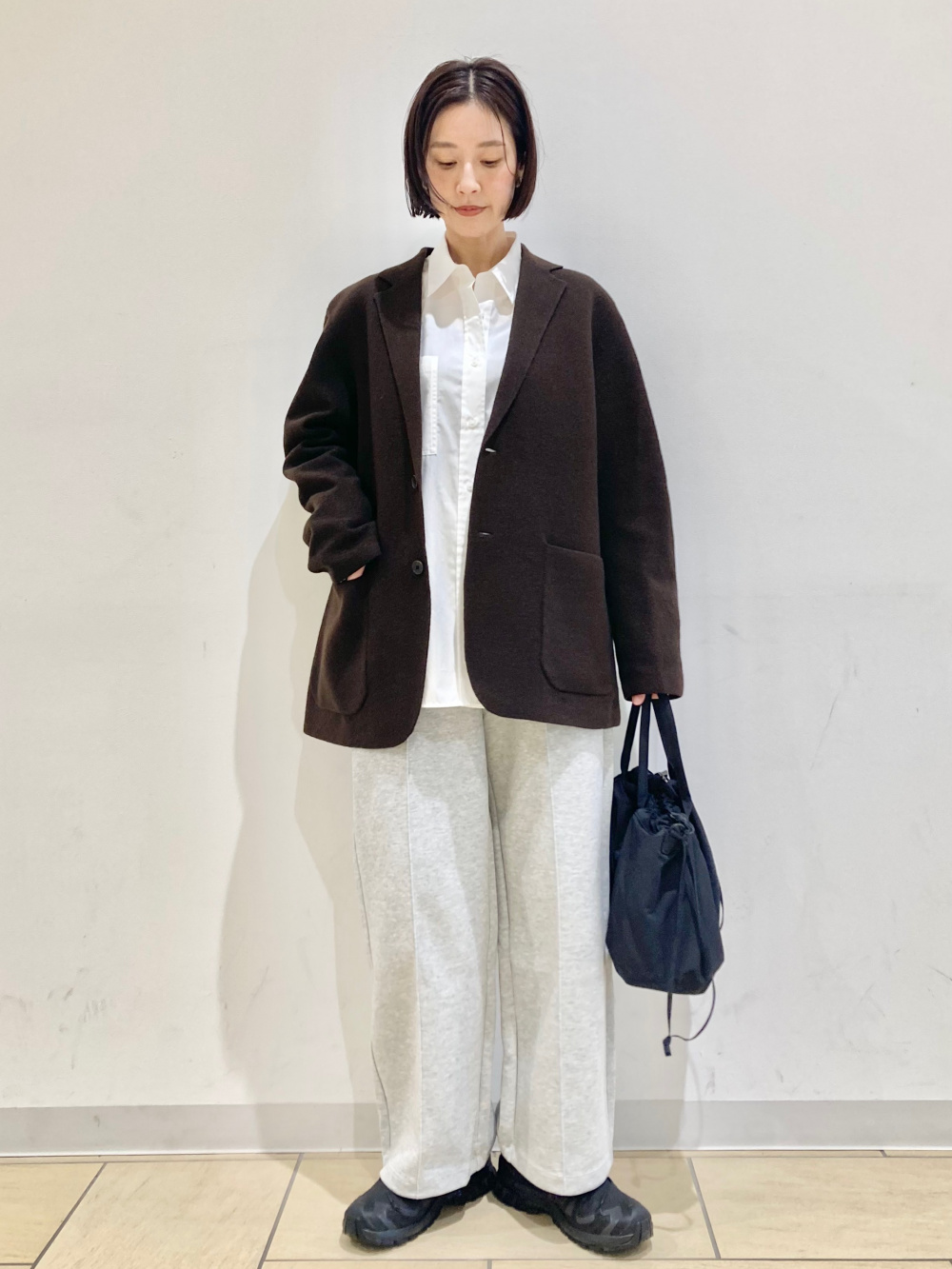 ミラノリブフルジップカーディガン、ミラノリブフルジップカーディガン