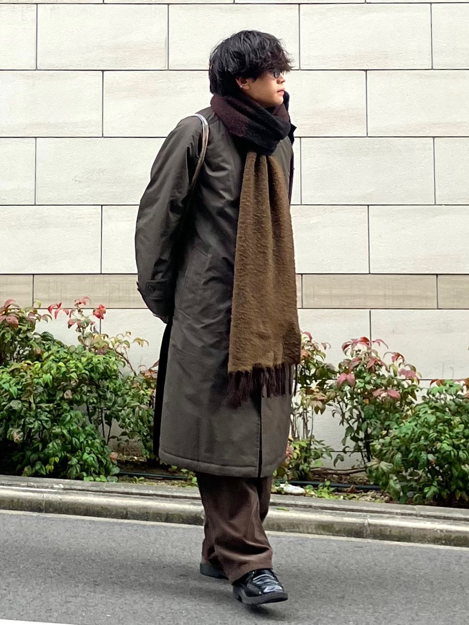 【Lサイズ/新品タグ付き】パデッドステンカラーコート UniqloU 中綿 パデッドステンカラーコート」の着用コーディネート| ユニクロ公式