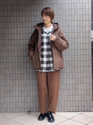 ユニクロ公式 | ブラッシュドコットンオーバーサイズシャツ