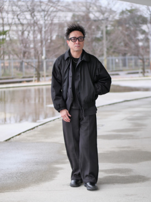 UNIQLO C ユニクロシー　ワークジャケット　Lサイズ　ブラック UNIQLO:C ユニクロシー ワークセットアップ ユニクロ：C」の即完売