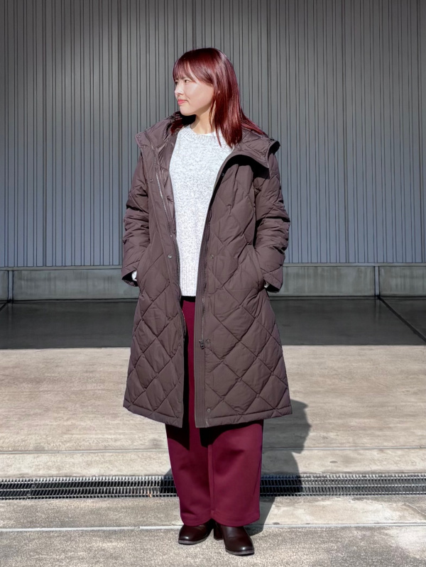 パフテックロングコートリラックスフィット」のレディースの