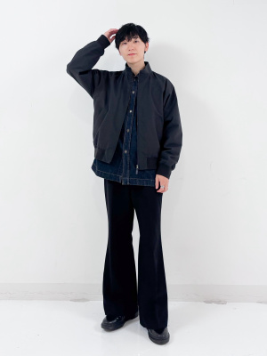 ユニクロ公式 | デニムオーバーサイズシャツ（長袖）