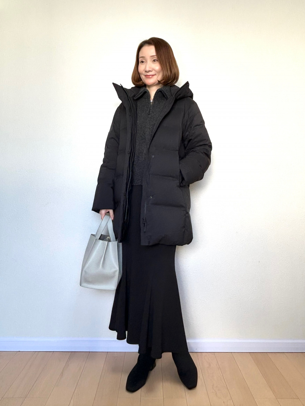 UNIQLO シームレスダウンショートコート　ブラック　美品 ユニクロ公式 | シームレスダウンショートコート(レディース)