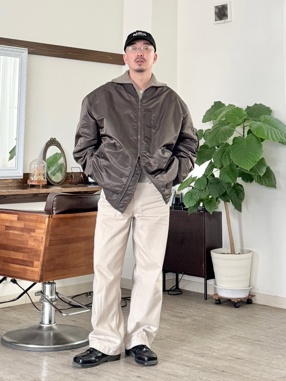 ユーティリティオーバーサイズシャツ、オーバーサイズカラーデニム