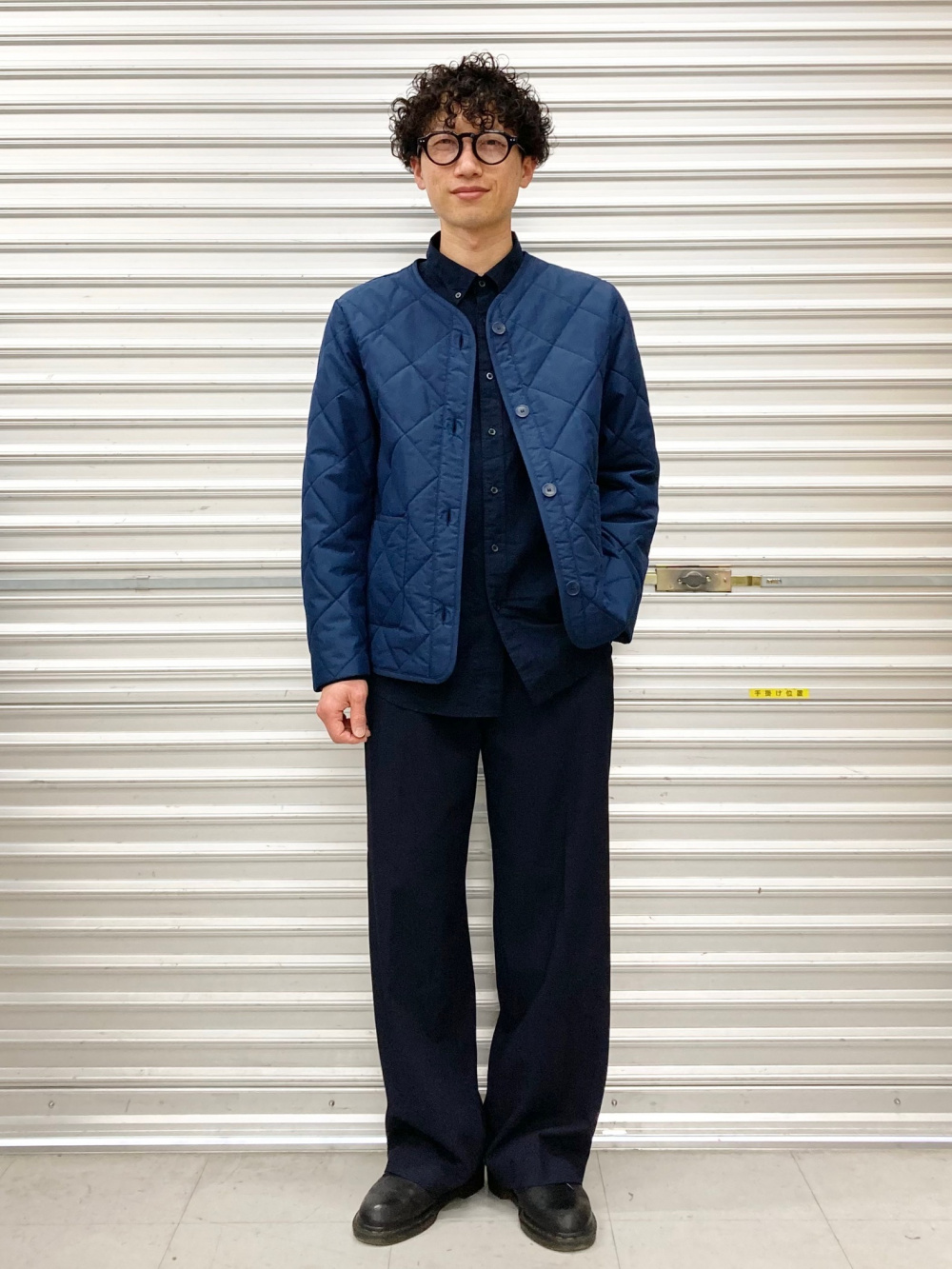 ダブルジャケット、タックワイドパンツ」の着用コーディネート