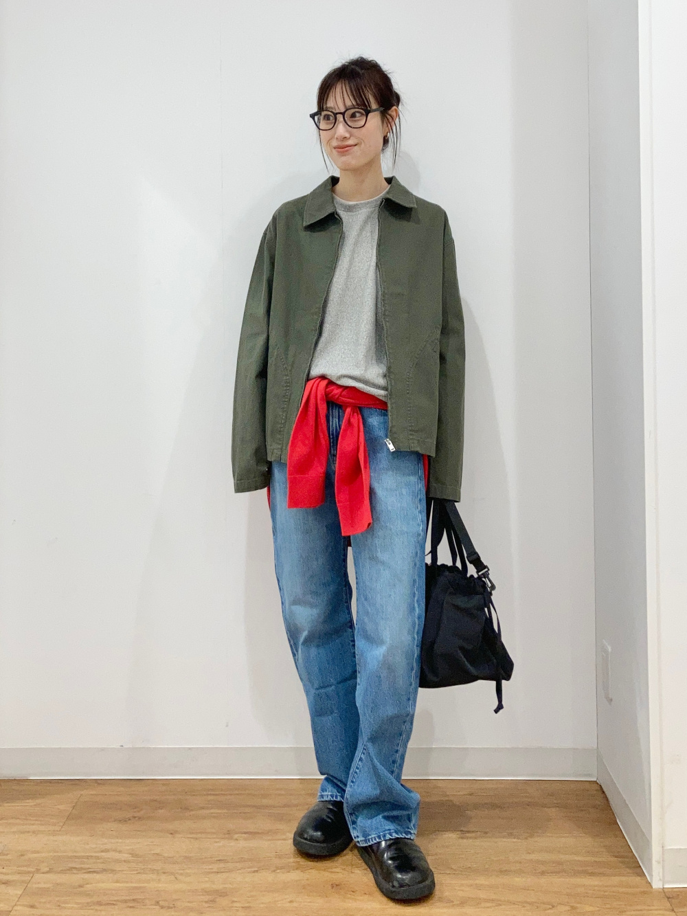 ソフトニットフリースクルーネックT、ダブルフェイスショートコート