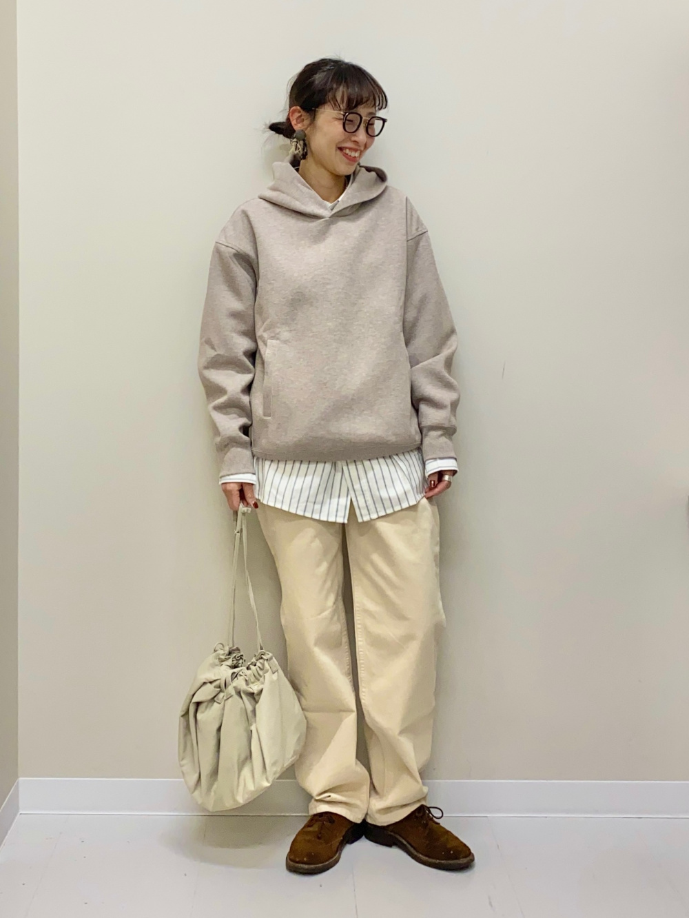 ボクシーニットT、ユーティリティショートコート/リラックスフィット
