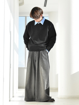 ユニクロ公式 | リラックスVネックセーター