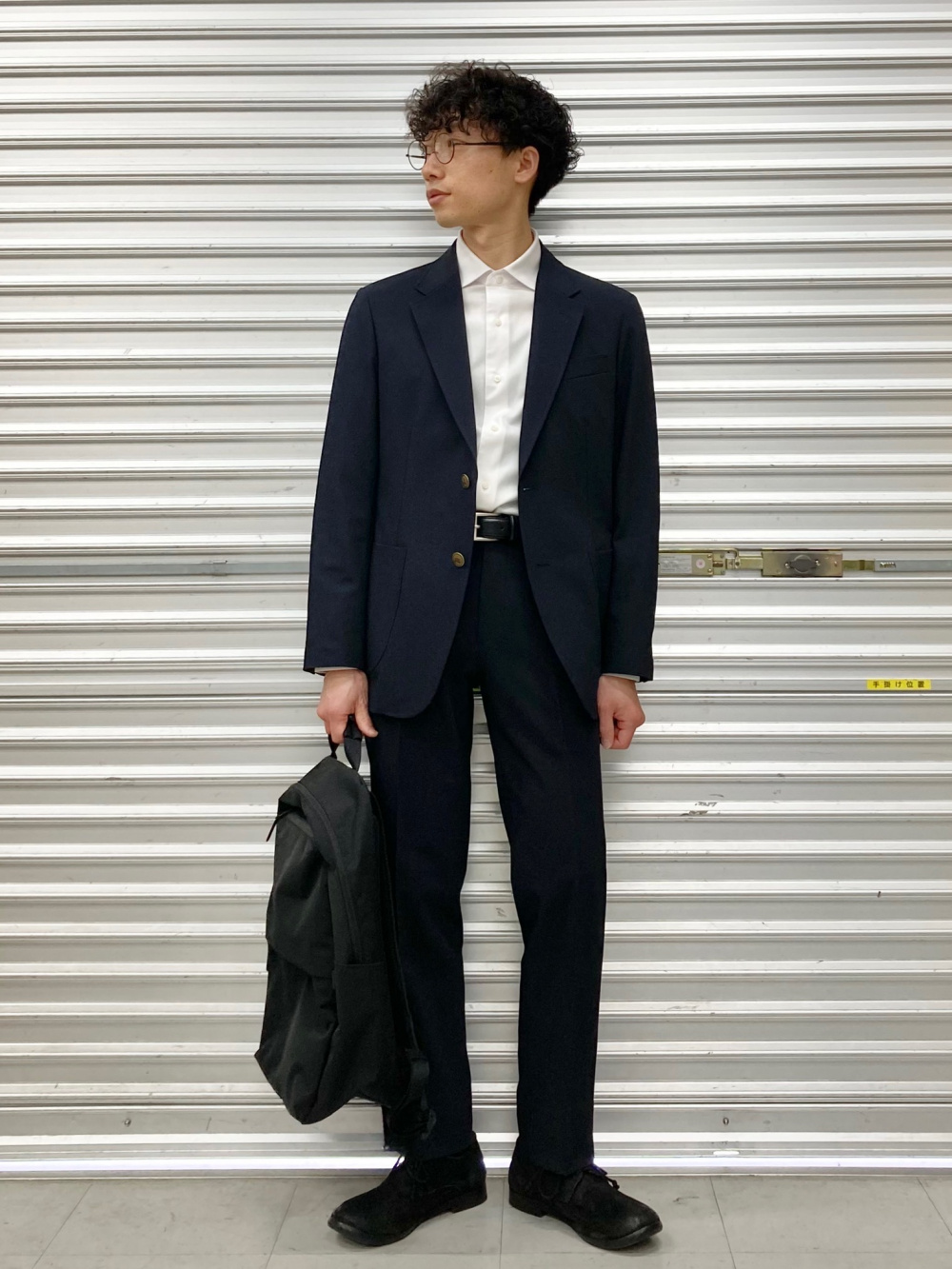 クルーネックTシャツ、ストレッチウールスリムジャケット/カスタム