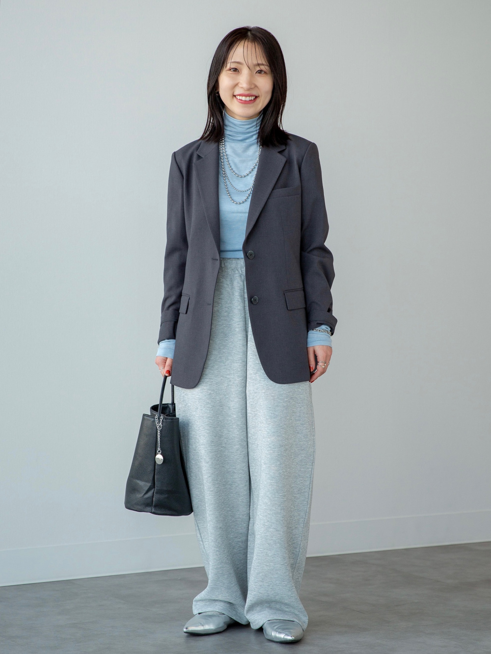 感動ジャケット、レーヨンブラウス」の着用コーディネート| ユニクロ公式