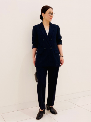 ユニクロ公式 | スマートアンクルパンツ/ストライプ