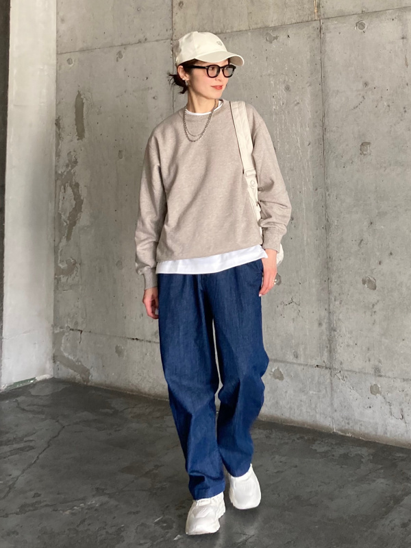 ブロードシャツ/チェック/ボタンダウン、ストレッチイージーアンクル
