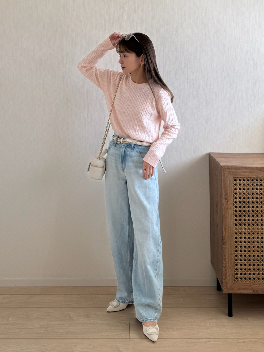 エアリズムコットンボートネックブラキャミソール、コットンシャツ」の