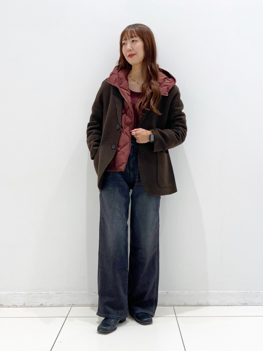 EZY WIDE STRAIGHT JEANS (INSEAM 73-77cm)」的穿搭靈感 | UNIQLO香港