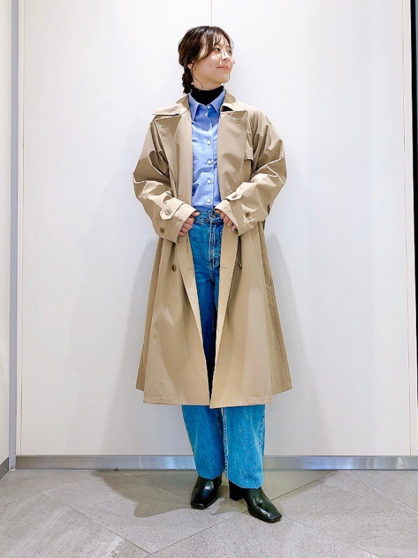 CHECK STYLING IDEAS FOR「TRENCH COAT, BAGGY JEANS」 | UNIQLO TH