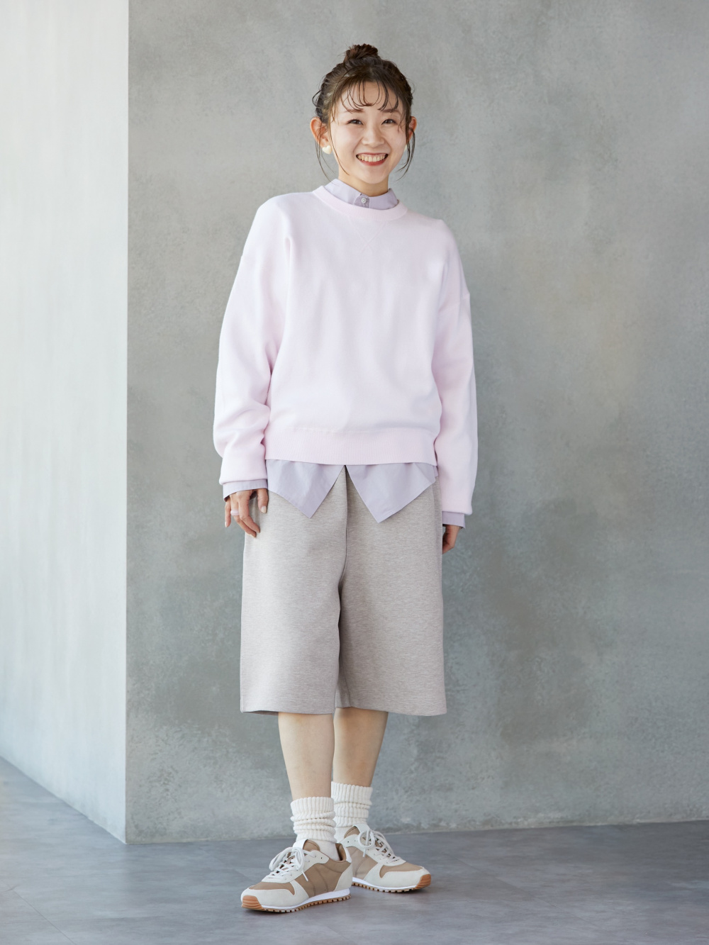 ドライEXポロシャツ/錦織圭選手着用モデル、ギアショーツ」の着用