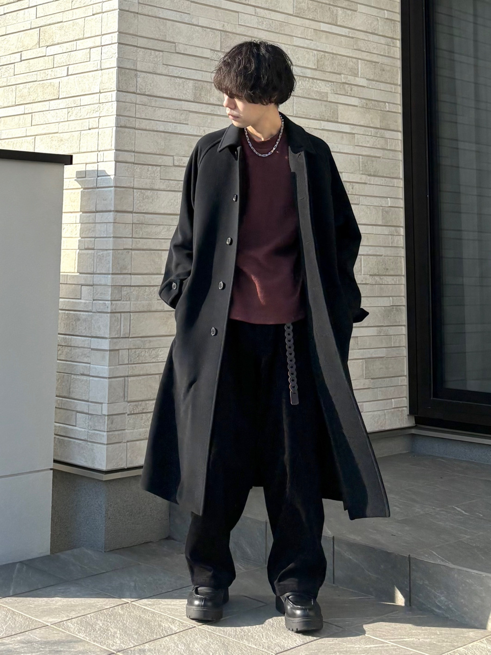 クルーネックTシャツ/長袖、ダブルフェイスフルジップジャケット」の