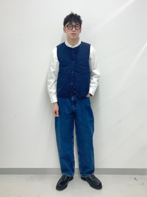 パフテックベスト L NAVY MEN パフテックコンパクトベスト | UNIQLO UNIFORM