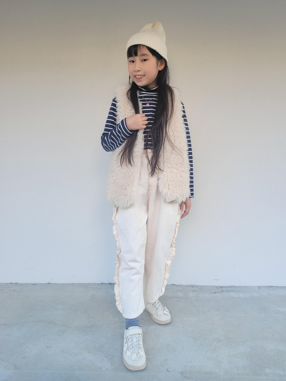 ボアスウェットパンツ、GIRLS ヒートテックコットンハイネックTシャツ