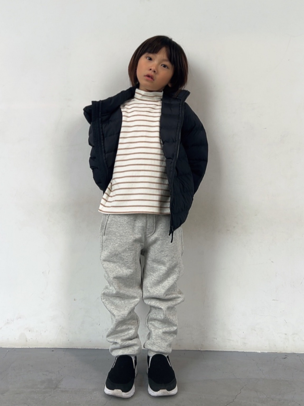 ボアスウェットパンツ、GIRLS ヒートテックコットンハイネックTシャツ