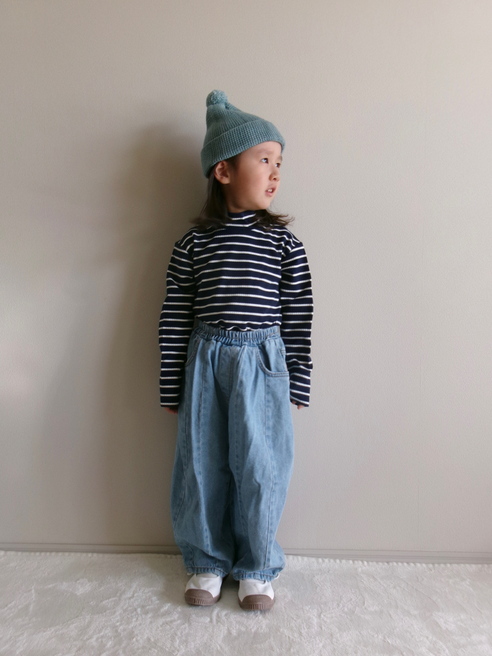 ボアスウェットパンツ、GIRLS ヒートテックコットンハイネックTシャツ