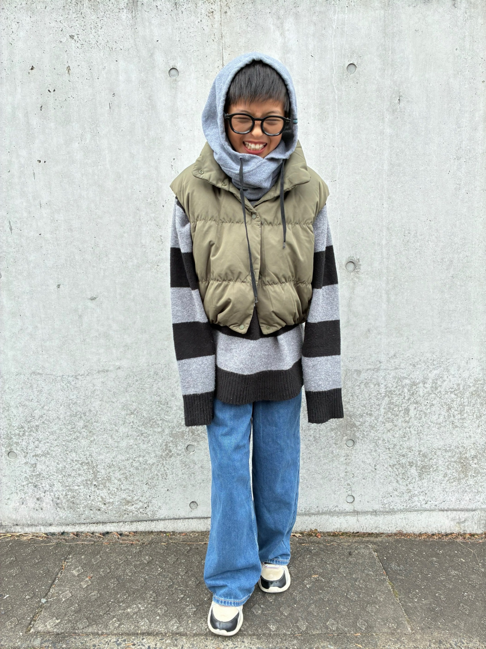 ダウンクロップドベスト」の着用コーディネート| ユニクロ公式