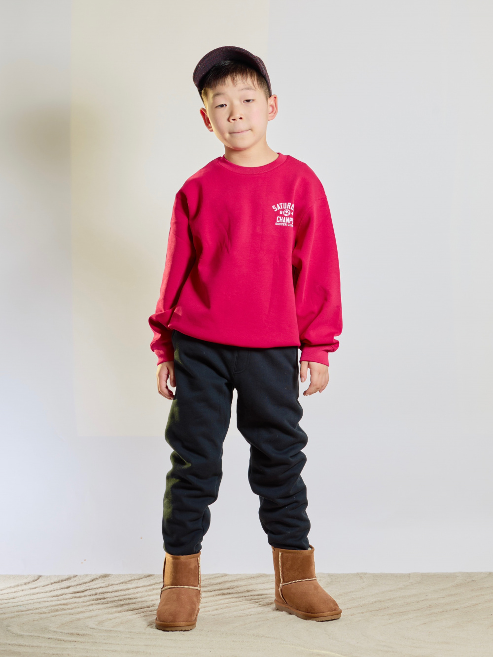 ボアスウェットパンツ、GIRLS ヒートテックコットンハイネックTシャツ