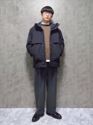 ユニクロ公式 | ハイブリッドダウンオーバーサイズパーカ