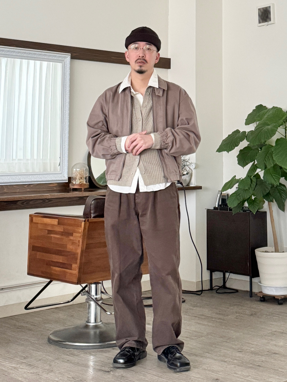 ジップアップブルゾン」の着用コーディネート| ユニクロ公式