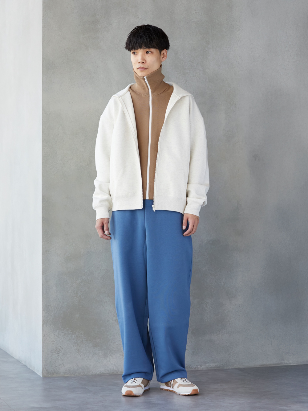 ミラノリブフルジップカーディガン」の着用コーディネート| ユニクロ公式