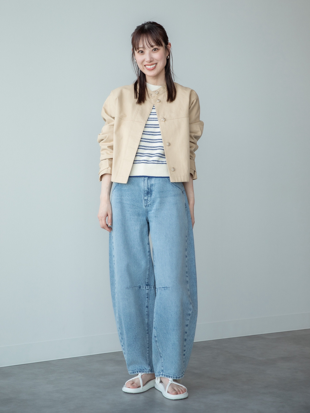 ユーティリティショートコート/リラックスフィット、コットン