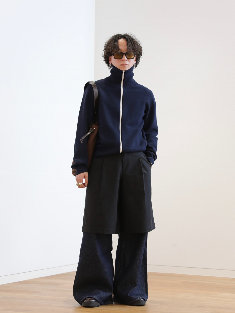 ミラノリブフルジップカーディガン」の着用コーディネート| ユニクロ公式