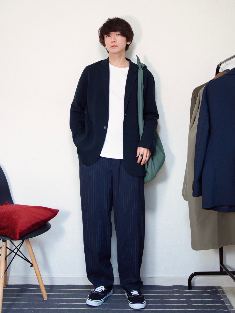 ソフトタッチクルーネックTシャツ/長袖、ブラッシュドジャージー