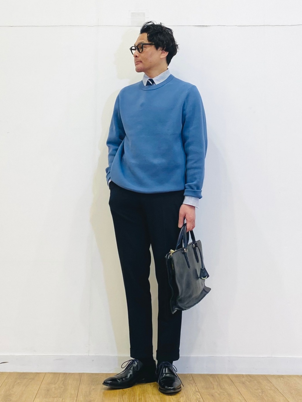 ソフトタッチタートルネックTシャツ、ウォッシャブルミラノリブクルー