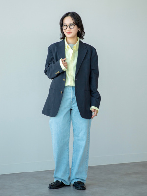 ユニクロ　＋Ｊ　ネイビー ブレザー スラックス セット ネイビー スラックス ビジネスカジュアル関連商品の口コミ・評判