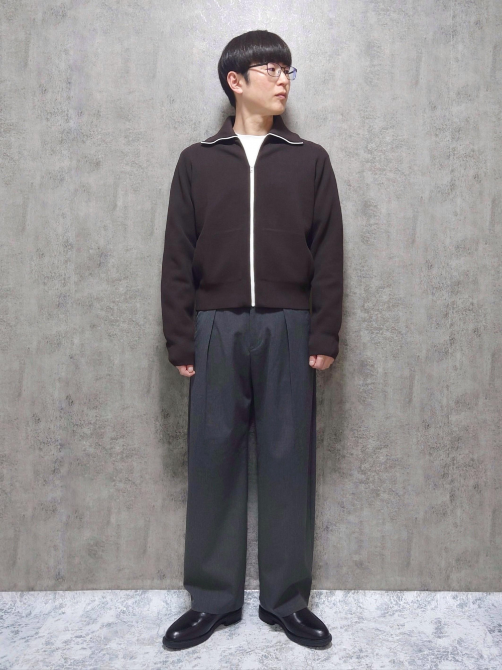 ミラノリブフルジップカーディガン」の着用コーディネート| ユニクロ公式