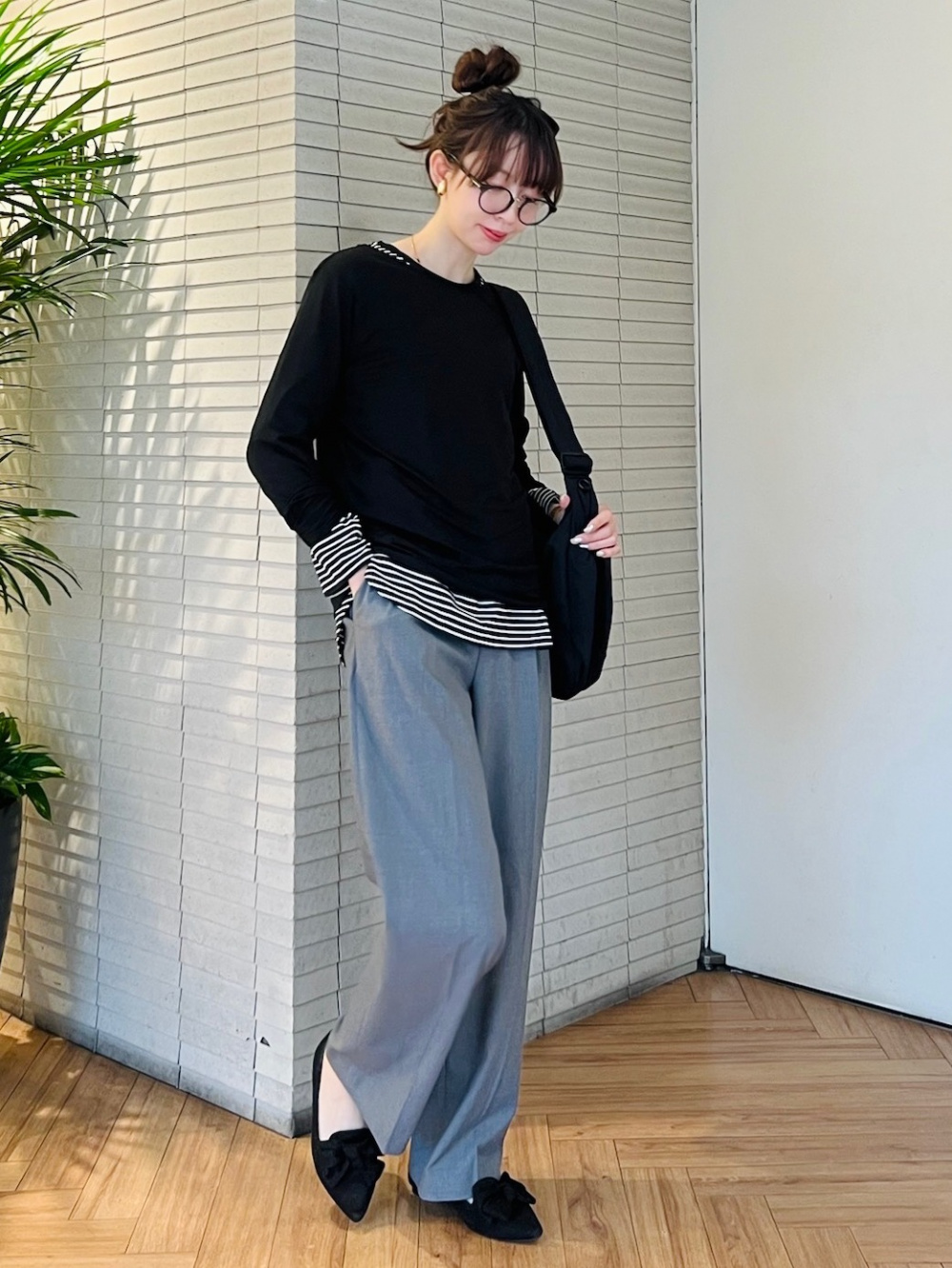 タックワイドパンツ」の着用コーディネート| ユニクロ公式