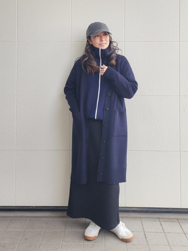 コットンブレンドジャケット、ロングシャツ/ノースリーブの