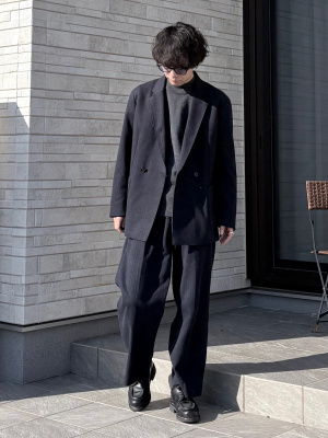 ユニクロ公式 | メリノブレンドモックネックセーター（長袖）