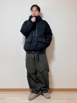 ユニクロ公式 | ハイブリッドダウンオーバーサイズパーカ